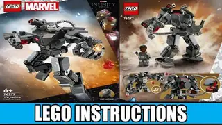 LEGO Marvel 76277 War Machine Mech Armor building instructions