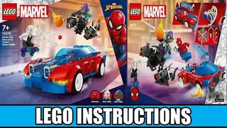 LEGO Marvel 76279 Spider-Man Race Car & Venom Green Goblin building instructions