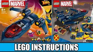 LEGO Marvel 76281 X-Men X-Jet building instructions