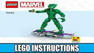 LEGO Marvel 76284 Green Goblin Construction Figure building instructions
