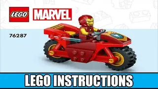 LEGO Marvel 76287 Iron Man with Bike and The Hulk building instructions