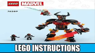 LEGO Marvel 76289 Thor vs. Surtur Construction Figure building instructions