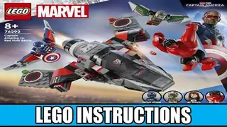 LEGO Marvel 76292 Captain America vs. Red Hulk Battle building instructions