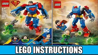 LEGO DC 76302 Superman Mech vs. Lex Luthor building instructions