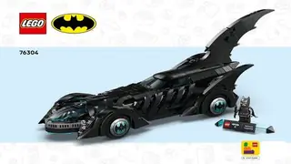 LEGO DC 76304 Batman Forever Batmobile building instructions