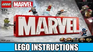 LEGO 76313 MARVEL Logo building instructions