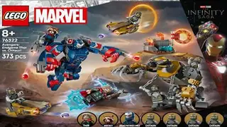 LEGO Marvel 76322 Avengers: Endgame Thor vs. Chitauri building instructions
