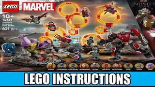 LEGO Marvel 76323 Avengers: Endgame Final Battle building instructions