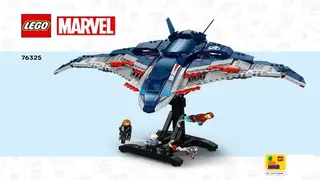 LEGO Marvel 76325 Avengers: Age of Ultron Quinjet building instructions