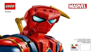 LEGO Marvel 76326 Iron Spider-Man Bust building instructions