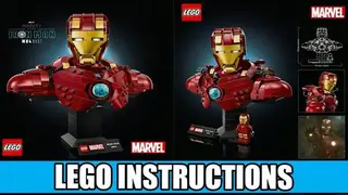 LEGO Marvel 76327 Iron Man MK4 Bust building instructions
