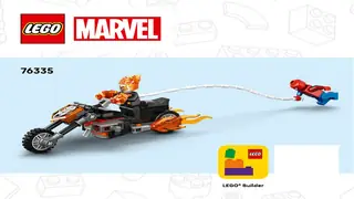LEGO Marvel 76335 Spider-Man vs. Ghost Rider Motorcycle building instructions