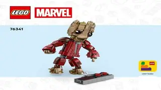 LEGO Marvel 76341 Ravager Jumpsuit Groot building instructions
