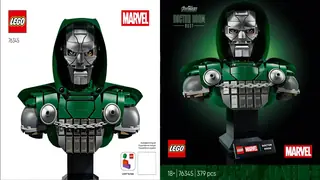 LEGO Marvel 76345 Doctor Doom Bust building instructions
