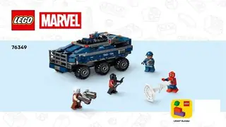 LEGO Marvel 76349 Spider-Man Prison Transport Chase building instructions