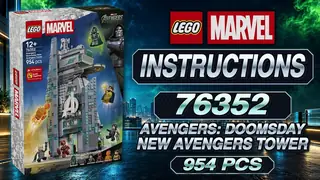 LEGO Marvel 76352 Avengers: Doomsday New Avengers Tower building instructions