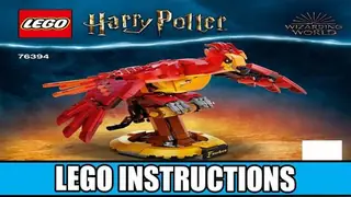 LEGO Harry Potter 76394 Fawkes, Dumbledore's Phoenix building instructions
