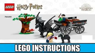 LEGO Harry Potter 76400 Hogwarts Carriage and Thestrals building instructions