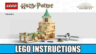 LEGO Harry Potter 76401 Hogwarts Courtyard: Sirius's Rescue building instructions