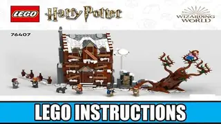 LEGO Harry Potter 76407 The Shrieking Shack & Whomping Willow building instructions