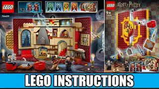 LEGO Harry Potter 76409 Gryffindor House Banner building instructions