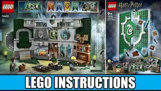 LEGO Harry Potter 76410 Slytherin House Banner building instructions