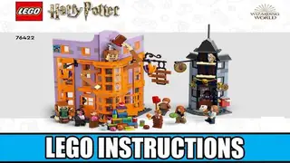 LEGO Harry Potter 76422 Diagon Alley: Weasleys' Wizard Wheezes building instructions