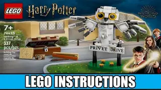 LEGO Harry Potter 76425 Hedwig at 4 Privet Drive building instructions