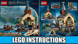 LEGO Harry Potter 76426 Hogwarts Castle Boathouse building instructions