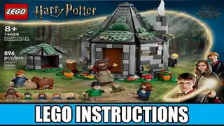 LEGO Harry Potter 76428 Hagrid's Hut: An Unexpected Visit building instructions