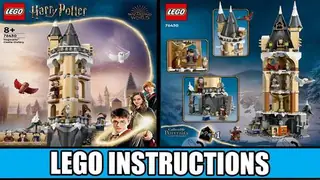 LEGO Harry Potter 76430 Hogwarts Castle Owlery building instructions