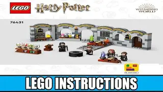 LEGO Harry Potter 76431 Hogwarts Castle: Potions Class building instructions