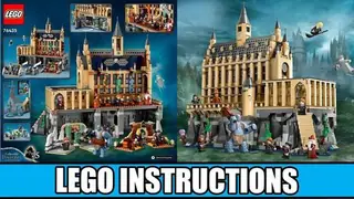 LEGO Harry Potter 76435 Hogwarts Castle: The Great Hall building instructions