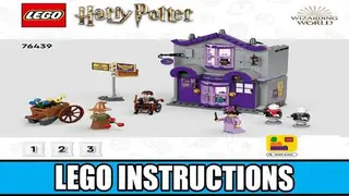 LEGO Harry Potter 76439 Ollivanders & Madam Malkin's Robes building instructions
