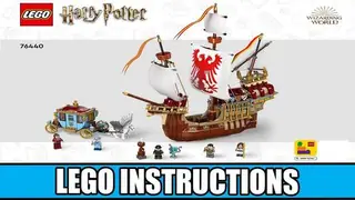 LEGO Harry Potter 76440 Triwizard Tournament: The Arrival building instructions