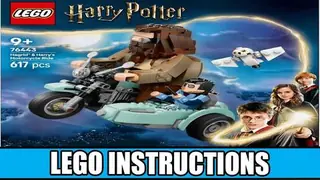 LEGO Harry Potter 76443 Hagrid & Harry's Motorcycle Ride building instructions