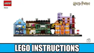 LEGO Harry Potter 76444 Diagon Alley Wizarding Shops building instructions