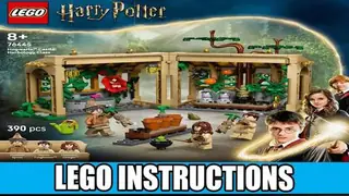 LEGO Harry Potter 76445 Hogwarts Castle: Herbology Class building instructions