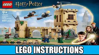 LEGO Harry Potter 76447 Hogwarts Castle: Flying Lessons building instructions