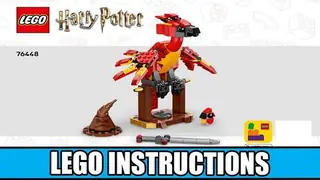 LEGO Harry Potter 76448 Fawkes: Dumbledore's Phoenix building instructions