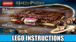 LEGO Harry Potter 76449 Chomping Monster Book of Monsters building instructions