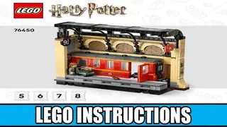 LEGO Harry Potter 76450 Book Nook: Hogwarts Express building instructions