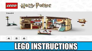 LEGO Harry Potter 76451 Privet Drive: Aunt Marge's Visit building instructions