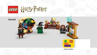 LEGO Harry Potter 76460 Hogwarts Castle: Sorting Hat Ceremony building instructions
