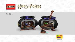 LEGO Harry Potter 76464 Cauldron: Secret Potions Classroom building instructions