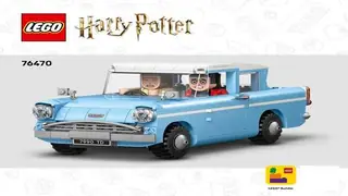 LEGO Harry Potter 76470 Enchanted Flying Ford Anglia building instructions