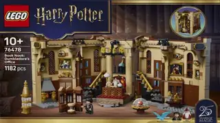 LEGO Harry Potter 76478 Book Nook: Dumbledore's Office building instructions