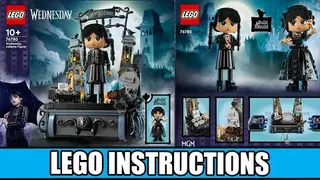 LEGO 76780 Wednesday Addams Figure building instructions