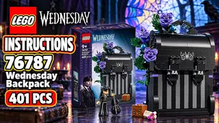 LEGO 76787 Wednesday Backpack building instructions