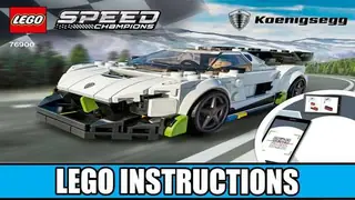 LEGO Speed Champions 76900 Koenigsegg Jesko building instructions